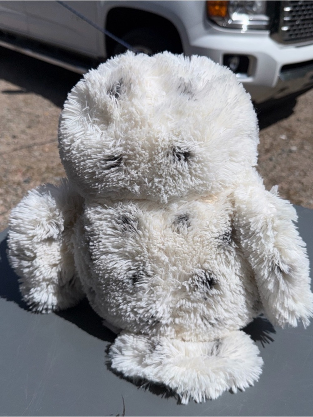 White Snowy Owl Plush Toy - Soft Eco-Friendly Stuffed Animal - Picture 3 of 8